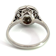 Load image into Gallery viewer, Art Deco Platinum 1.30ct Old Mine Cut + 1.20cttw Side Diamonds Ring