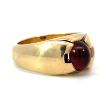 Load image into Gallery viewer, Victorian 14ktyg 2ct Cabochon Garnet Ring