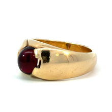 Load image into Gallery viewer, Victorian 14ktyg 2ct Cabochon Garnet Ring