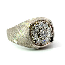 Load image into Gallery viewer, Late Century 14ktwg 1.30cttw Round Brilliant Cut Satin Finish Ring