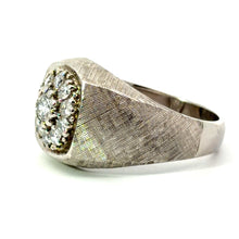 Load image into Gallery viewer, Late Century 14ktwg 1.30cttw Round Brilliant Cut Satin Finish Ring