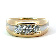 Load image into Gallery viewer, Late Century 1.50cttw 2x Round Brilliant Cut+ 1xOld European Cut Diamond Band