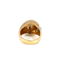 Load image into Gallery viewer, Late Century 14kt Yellow Gold .50cttw Diamond Ring with Satin Finish