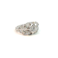 Load image into Gallery viewer, Mid Century 14kt White Gold 1.40cttw Diamond Ring