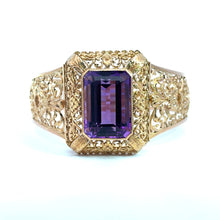 Load image into Gallery viewer, Victorian Amethyst Filigree Bracelet