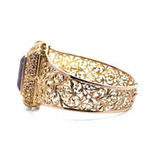 Load image into Gallery viewer, Victorian Amethyst Filigree Bracelet