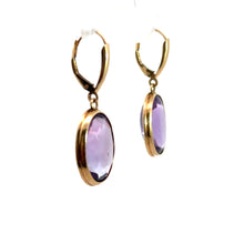 Load image into Gallery viewer, Victorian Amethyst Lever Back Earrings