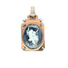 Load image into Gallery viewer, Victorian Gold &quot;The Swing&quot; Agate Cameo pendant