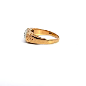 Victorian Old Mine Cut Diamond Ring