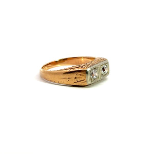 Victorian Old Mine Cut Diamond Ring
