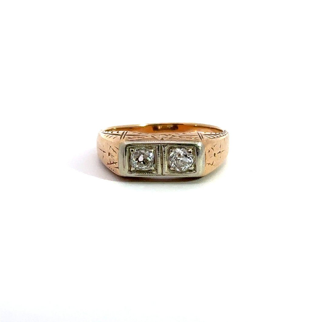 Victorian Old Mine Cut Diamond Ring