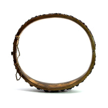 Load image into Gallery viewer, Victorian Vermeil Garnet Bangle Bracelet