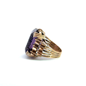 Mid Century Amethyst Ring