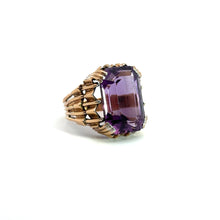 Load image into Gallery viewer, Mid Century Amethyst Ring