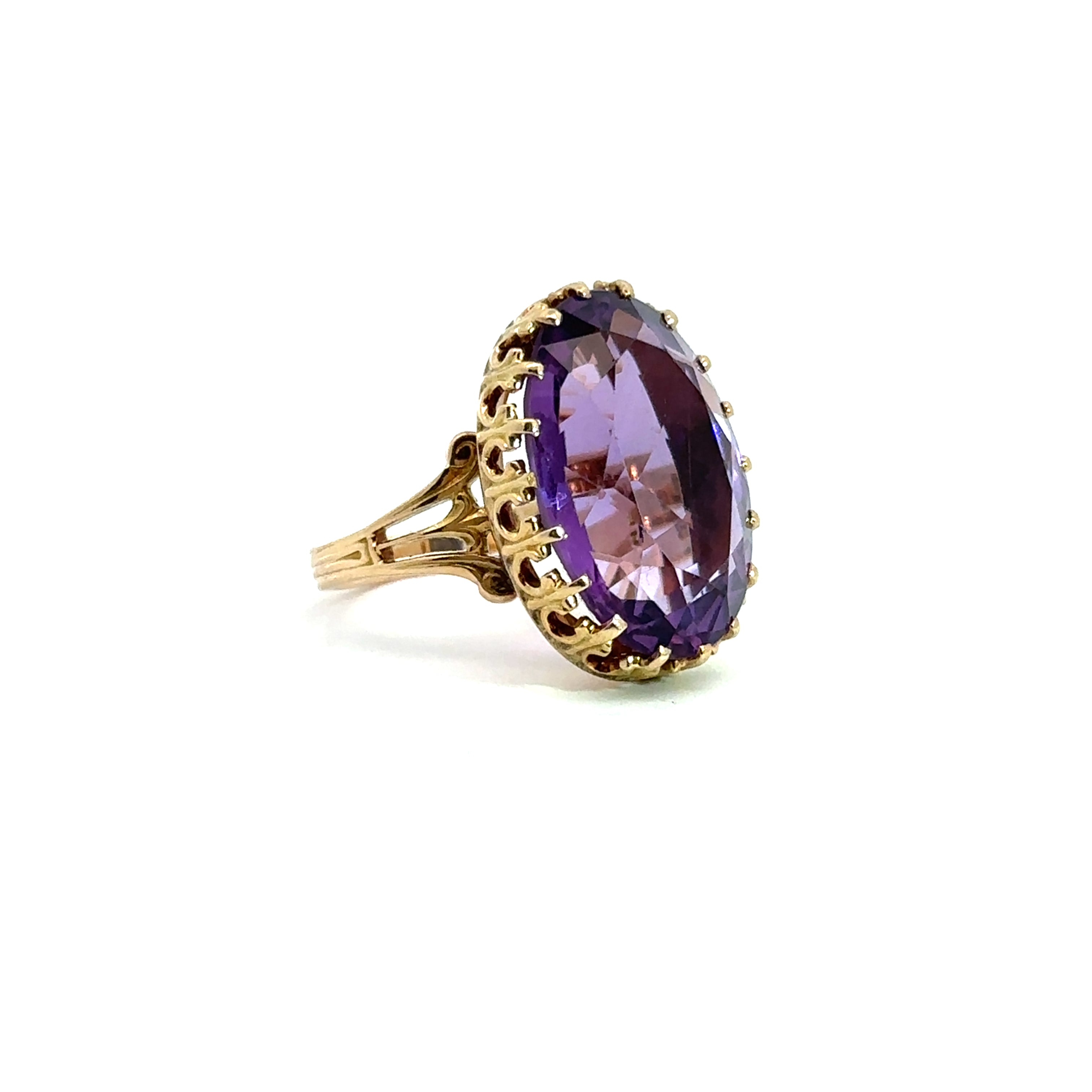Victorian Gold Amethyst Ring