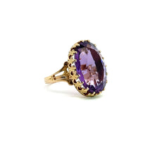 Load image into Gallery viewer, Victorian Gold Amethyst Ring