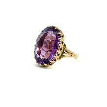 Load image into Gallery viewer, Victorian Gold Amethyst Ring