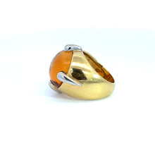 Load image into Gallery viewer, Late Century Gold Citrine Ring
