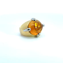Load image into Gallery viewer, Late Century Gold Citrine Ring
