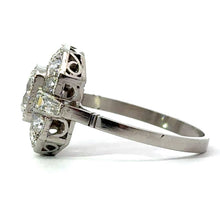 Load image into Gallery viewer, Late Art Deco Platinum Round Brilliant Cut Diamond Ring