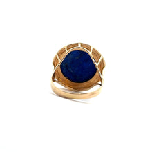 Load image into Gallery viewer, Late Century 14kt Yellow Gold Lapis Lazuli Ring