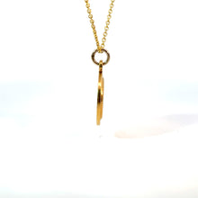 Load image into Gallery viewer, Mid Century 14kt Yellow Gold &quot;Dos Pesos&quot; Coin Charm on 14kt Yellow Gold Chain