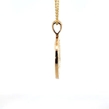 Load image into Gallery viewer, Late Century 14kt Yellow Gold Greek &quot;Adonis&quot; Pendant on 14ktyg Chain