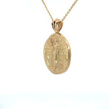 Load image into Gallery viewer, Late Century 14kt Yellow Gold Greek &quot;Adonis&quot; Pendant on 14ktyg Chain